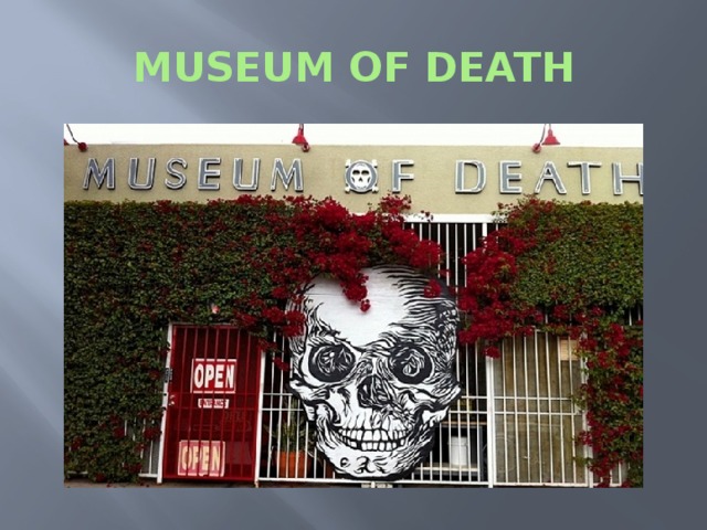 MUSEUM OF DEATH