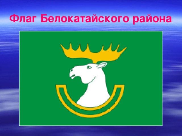 Флаг Белокатайского района
