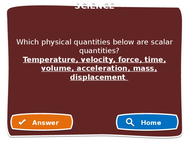 SCIENCE   20 g of water at 80C is mixed with 10 g of water at 20C. What is the final temperature?        Answer Home