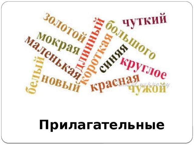 Прилагательные