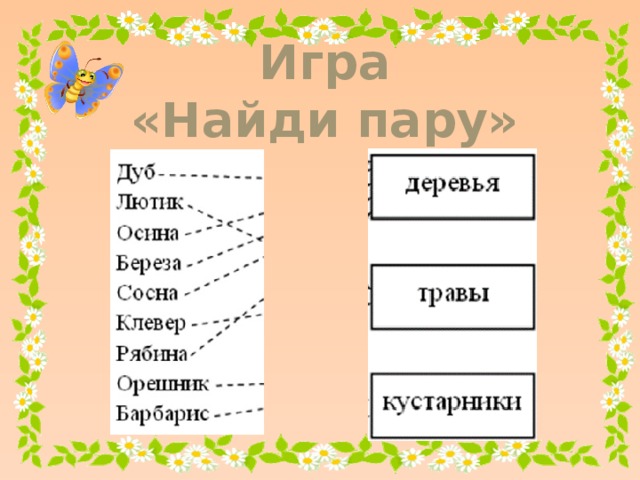 Игра «Найди пару»