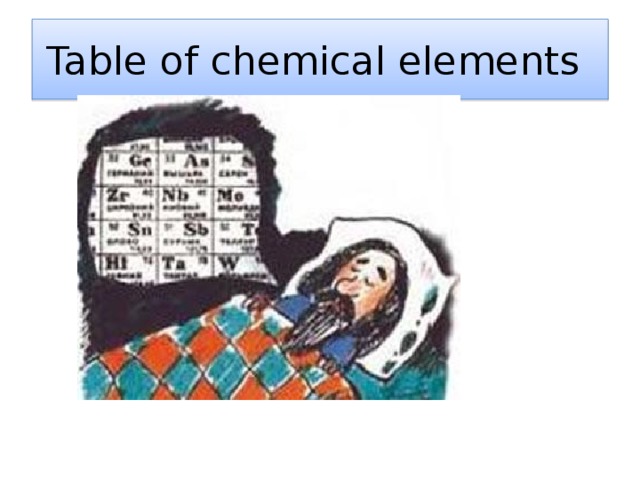 Table of chemical elements