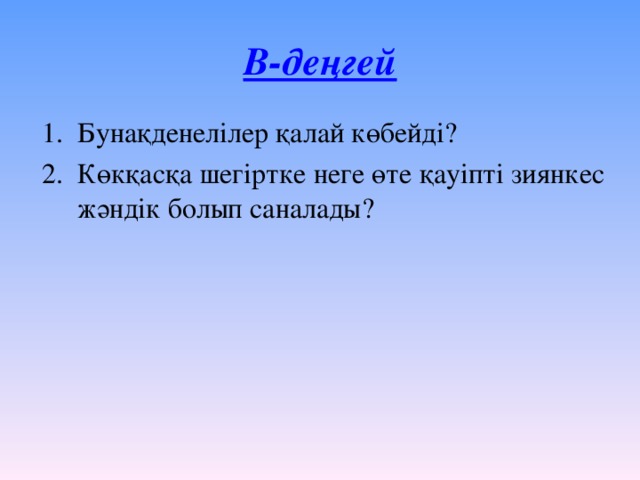 В-деңгей