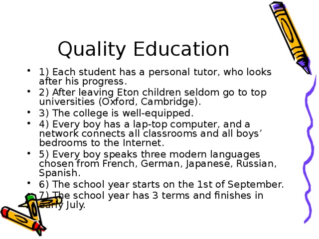 Quality Education