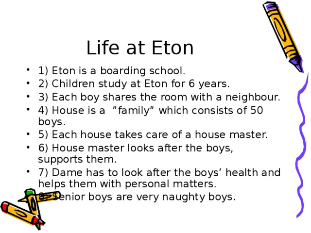 Life at Eton