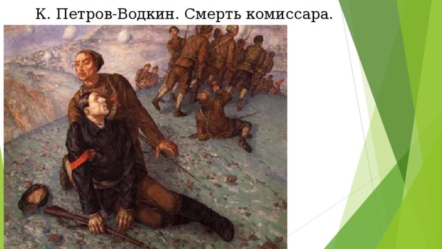 К. Петров-Водкин. Смерть комиссара. 1928