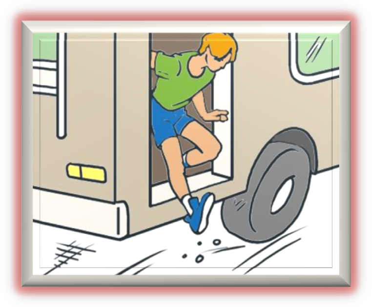Пропускать шагать. Человек выпрыгивает из автобуса. Не прислоняйся к дверям автобуса. Нельзя открывать двери в движущемся транспорте. Выход из общественного транспорта.