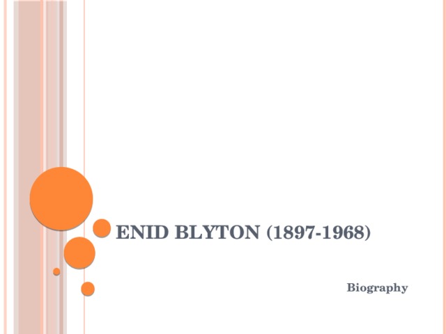 Enid Blyton (1897-1968)   Biography