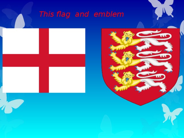 This flag and emblem