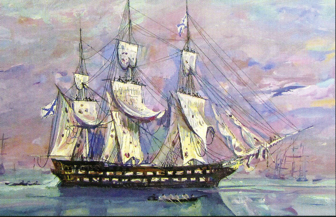 Императрица Мария парусный 84-пушечный линейный корабль