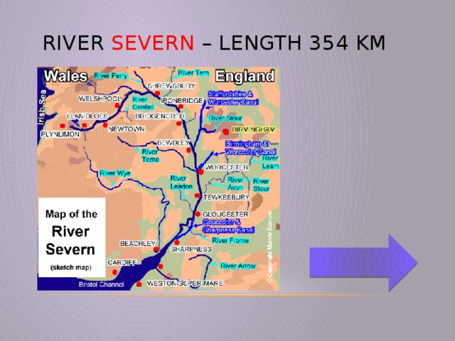 River Severn – length 354 km