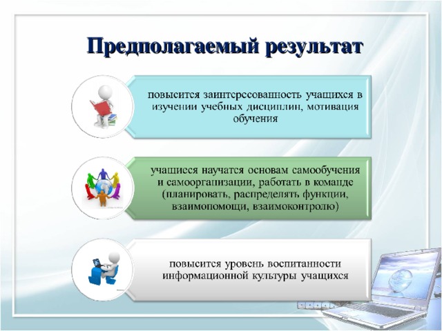 Функции познавательной деятельности учащихся. Презентация предполагаемых результатов. Пед проект полицейский предполагаемый результат.