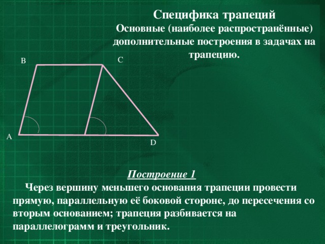 Диагонали выпуклого четырехугольника делят его на части так