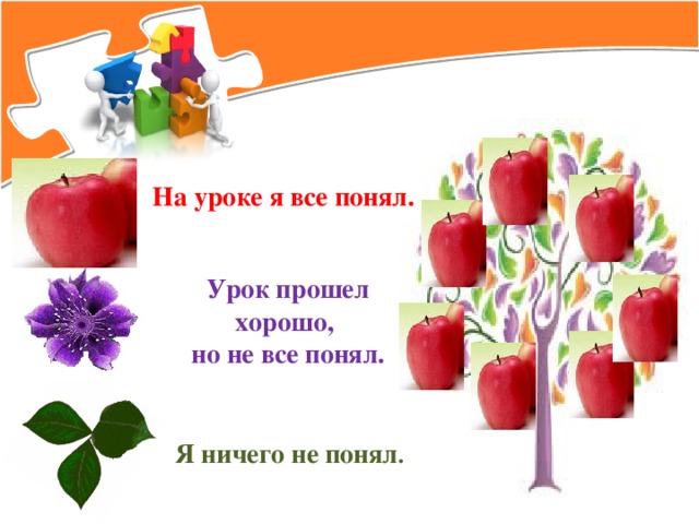 На уроке я все понял. Урок прошел хорошо, но не все понял. Я ничего не понял .