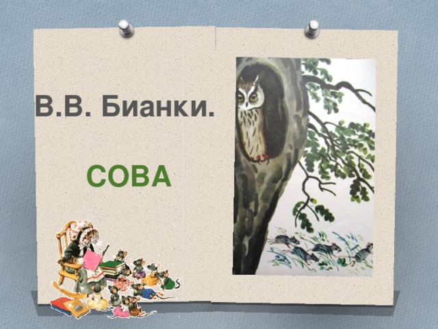 В.В. Бианки.  СОВА