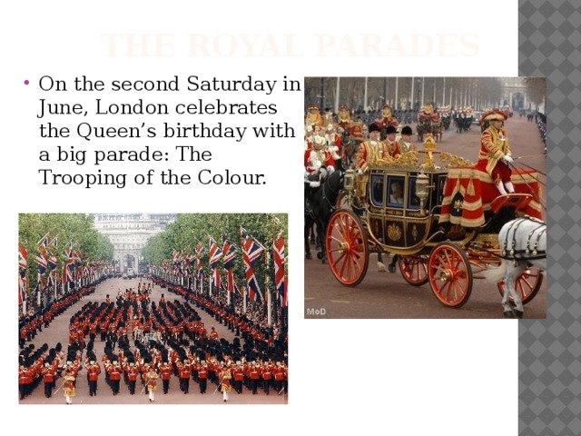 The Royal Parades