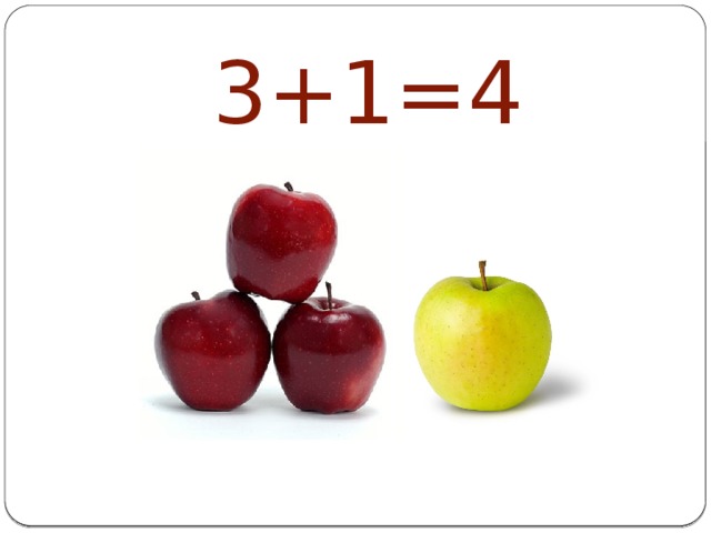 3+1=4