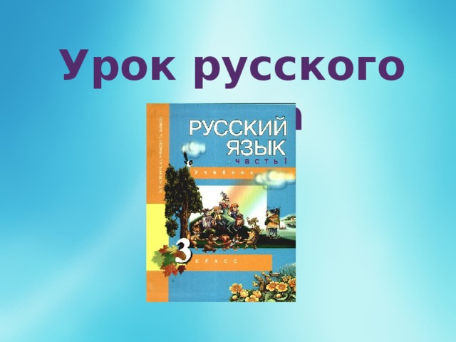 Урок русского языка