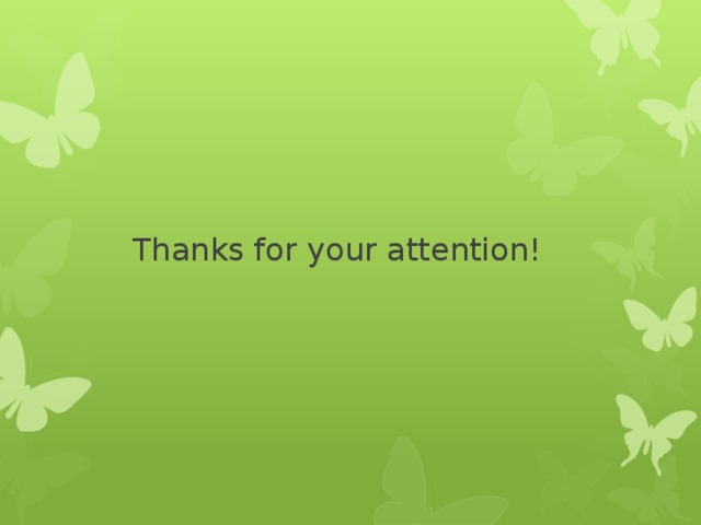 Thanks for your attention!
