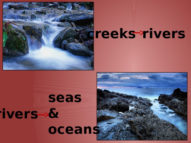 creeks rivers seas & oceans rivers