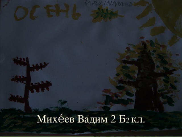 Михе́ев Вадим 2 Б 2 кл.