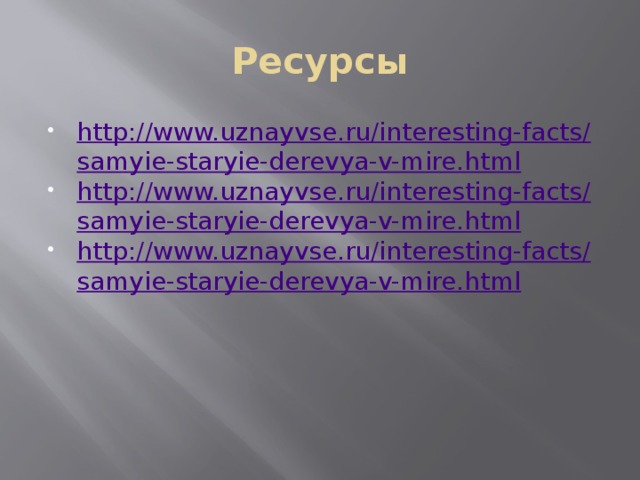 Ресурсы