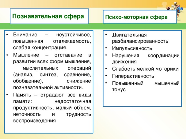 Общая моторная сфера это