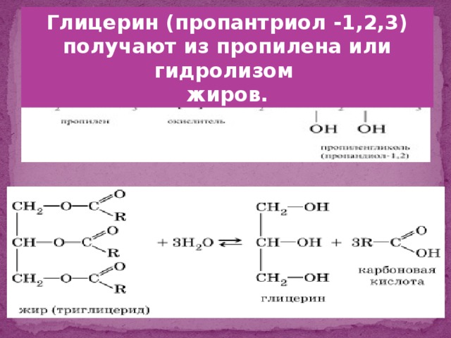 Синтез жира из глицерина. Синтез глицерина из пропилена. Получение глицерина из пропилена. Глицерин (пропантриол-1,2,3). Получение глицерина из пропена.