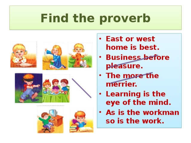 Find the proverb