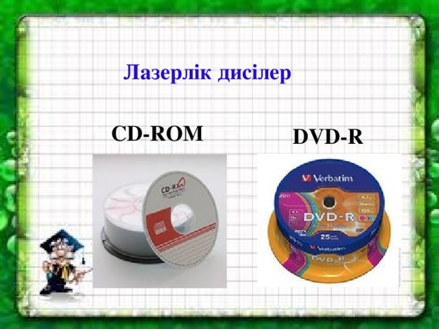 Лазерлік дисілер CD-ROM  DVD-R
