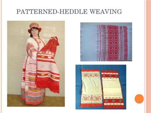 patterned-heddle weaving