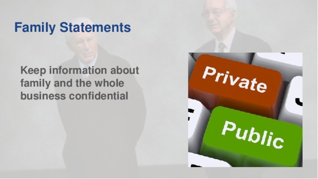 Family Statements     Keep information about family and the whole business confidential There is still today very little known about ALDI. After he was kidnapped and held for 17 days in 1971, he led a withdrawn life, family and information about business refrained from giving interviews or appearing at public functions or being photographed.