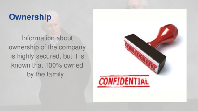 Ownership    Information about ownership of the company is highly secured, but it is known that 100% owned by the family.  In 1961, Karl and Theo separated their spheres of retail influence into Aldi South and Aldi North. As the brothers have aged, they have gradually turned the business over to their sons and outside managers. Theo's sons - Theo junior, and Berthold - are members of Aldi North’s administrative council. Karl's son, Karl junior, left Aldi South for health reasons, and Karl turned over its day-to-day administration to Ulrich Wolters, a Bavarian retailer. Legally, the regional companies are independent entities. Strategic decisions, however, are made in tandem by the two groups via an executive board. Purchasing is also done centrally using two purchasing companies. Profits do not flow directly into the pockets of the Albrecht brothers, but into two separate foundations, one for Aldi North and one for Aldi South.