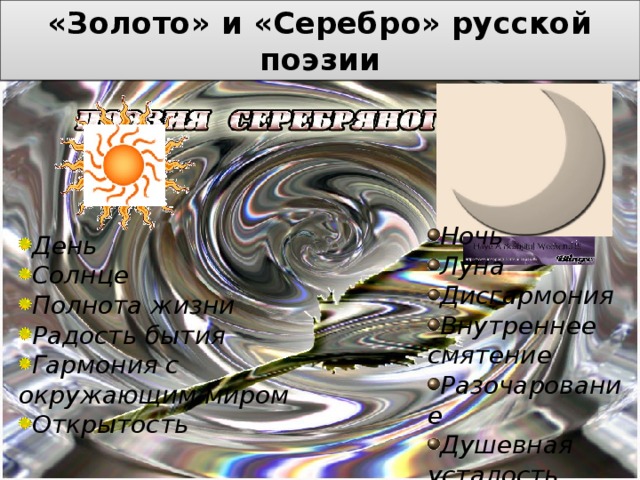 «Золото» и «Серебро» русской поэзии