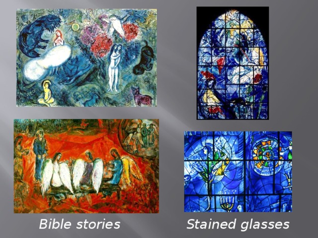 Bible stories Stained glasses