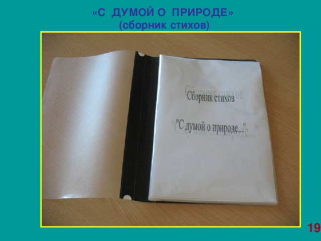 «С ДУМОЙ О ПРИРОДЕ» (сборник стихов) 19