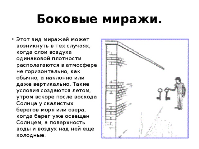 Боковой мираж картинки