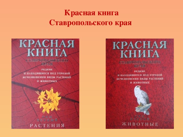 Красная книга  Ставропольского края