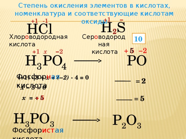 Сера в степени окисления 2. Как найти степень окисления в кислотах. Фосфорная кислота степень окисления.