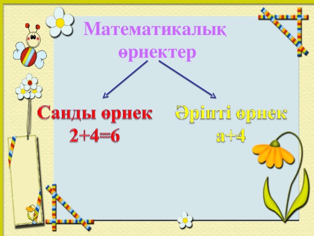 Математикалық  өрнектер