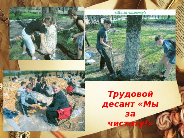 Трудовой десант «Мы за чистоту!»
