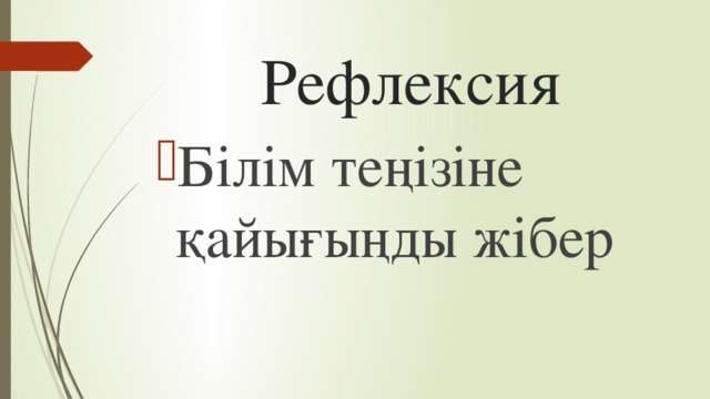 Рефлексия