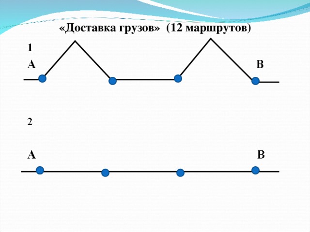 «Доставка грузов» (12 маршрутов)