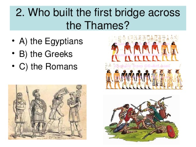 2. Who built the first bridge across the Thames?