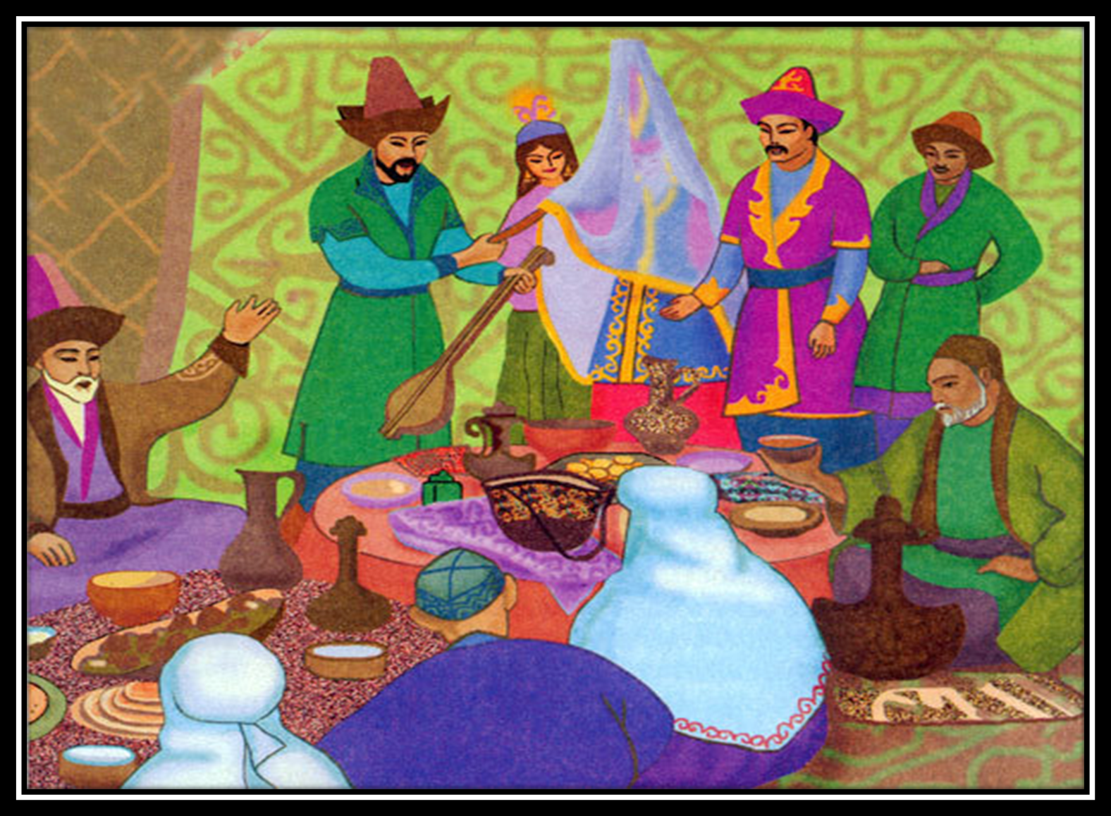 Адамның бір бала деген. Казахские традиции беташар. Казахская традиция кудалык. Казахская свадьба беташар. Обычай казахского народа беташар.