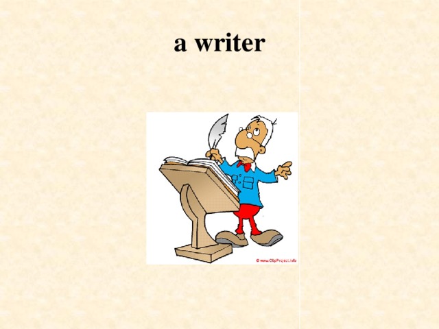 a writer