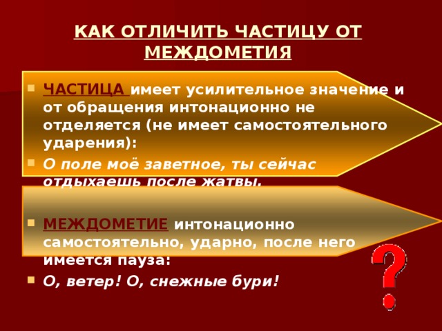 Междометие знаки препинания презентация