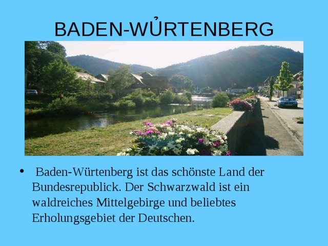 BADEN-W ỦRTENBERG