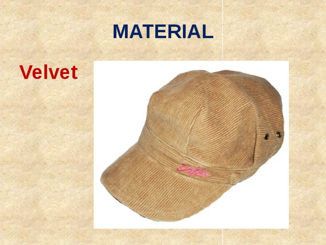 MATERIAL Velvet