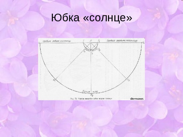 Юбка «солнце»